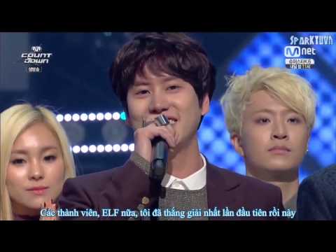 [Vietsub] 141120 M.Countdown Kyuhyun 1stWin