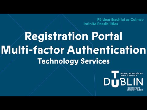 Multifactor Authentication Setup Tu Dublin Technology Services