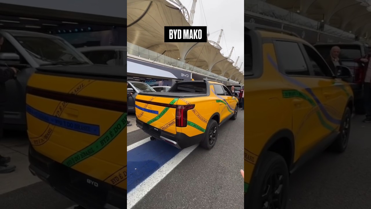 BYD Mako 2028 - REVELADA A PICAPE HÍBRIDA PLUG-IN FLEX QUE CHEGA PRA BRIGAR COM A FIAT TORO!
