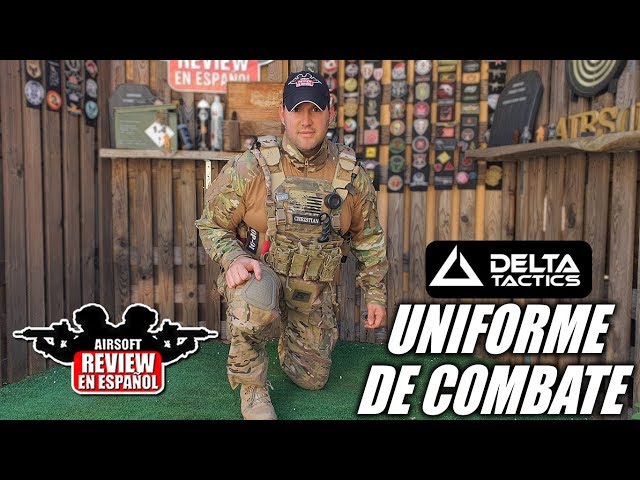 Vídeo relacionado con Airsoft Traje de camuflaje para hombre Paintball Combat Camiseta Pantalones tácticos de manga larga con cremallera 1/4 traje militar al aire libre camuflaje ropa de caza BDU, CP, S