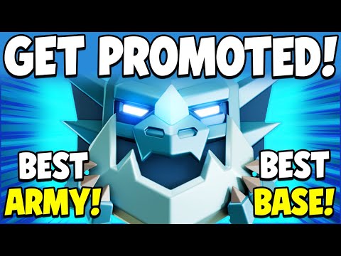Easiest TH17 Attack Strategy + Best Base to get PROMOTED in Ranked Mode! (Clash of Clans)