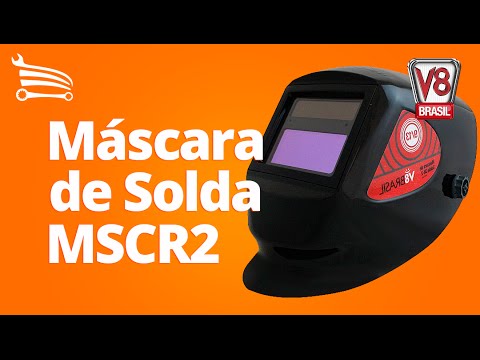 Máscara de Solda Automática CR2 DIN 9 a 13 - Video