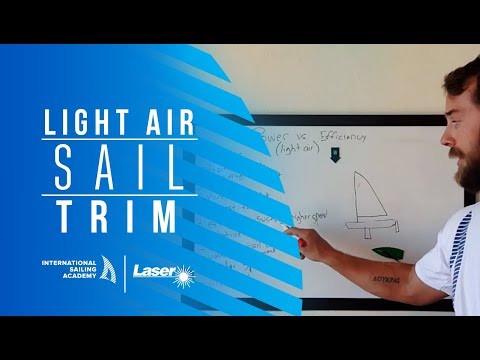 Laser Sailing: Light Air Sail Trim