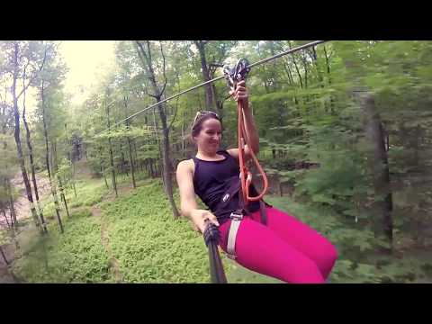 Treetop Adventure or Zip Lining Course for 1, 2, or 4 at The Adventure Center at Skytop Lodge (Up to 25% Off) - Second Medium