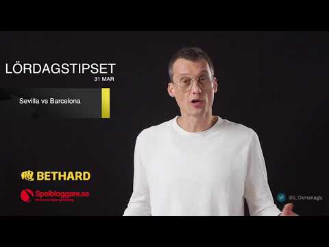 Speltips 31/3: Inför Sevilla - Barcelona & Everton - Manchester City