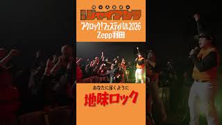 ブクロック！フェスティバル2026 Zepp羽田「地味ロック」 #コミックバンド #バンド #ライブ #ブクロック  #邦ロック