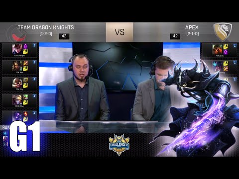 Team Dragon Knights vs Apex | Game 1 Week 4 S6 NACS Spring 2016 | TDK vs APX G1 W4