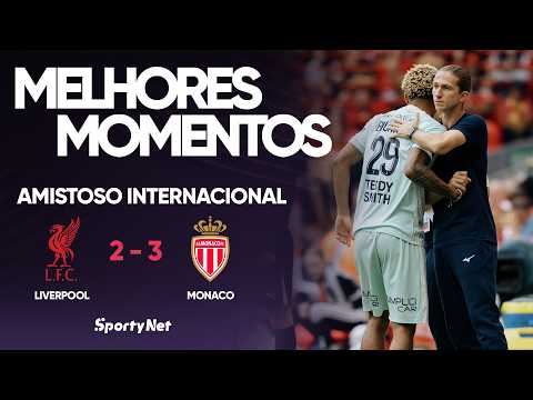 Gols e lances de Liverpool x Monaco