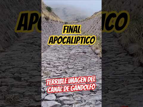 Terrible imagen del canal de Gandolfo San Luis Potrero de Los Funes