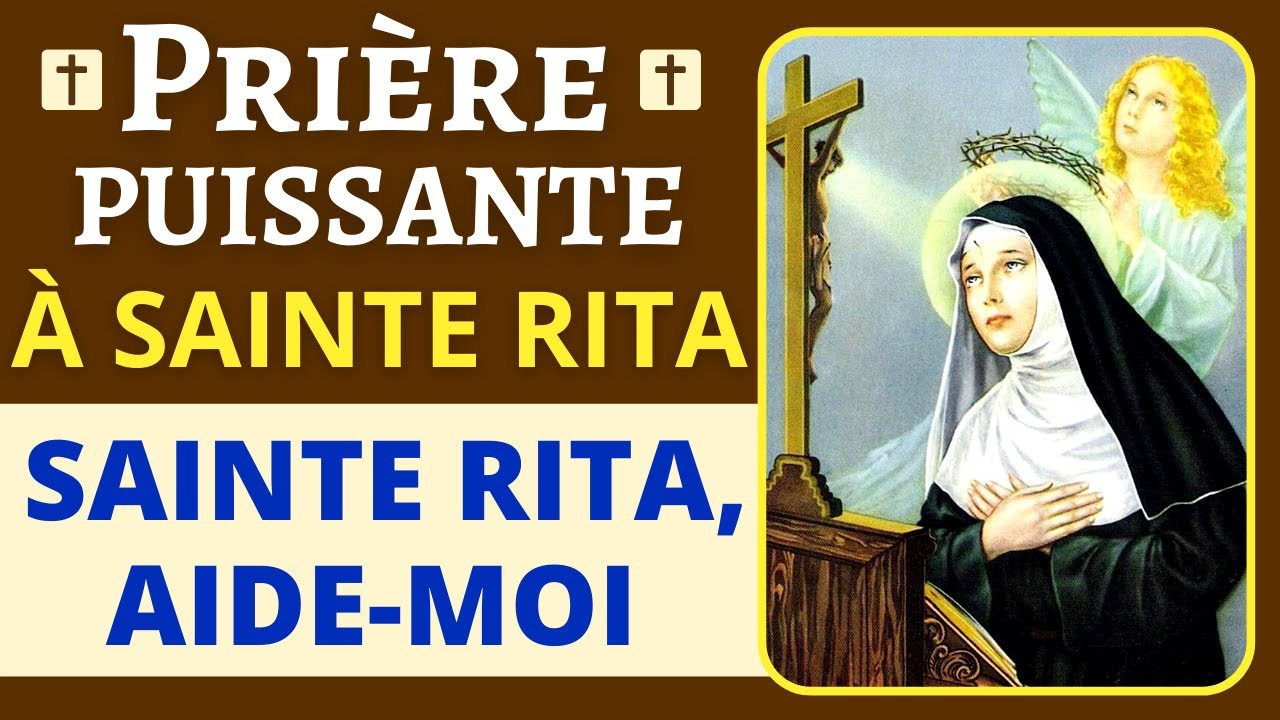 Prière à SAINTE RITA 🙏 Prière PUISSANTE pour DEBLOQUER TOUTE SITUATION 🙏 SAINTE RITA de CASCIA