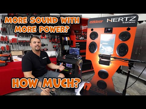 How much more sound do we get with more POWER?!  Harley Amplifier Sound Comparison with SPL Readings