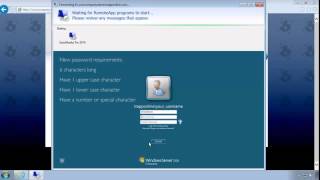 Windows First Time Login