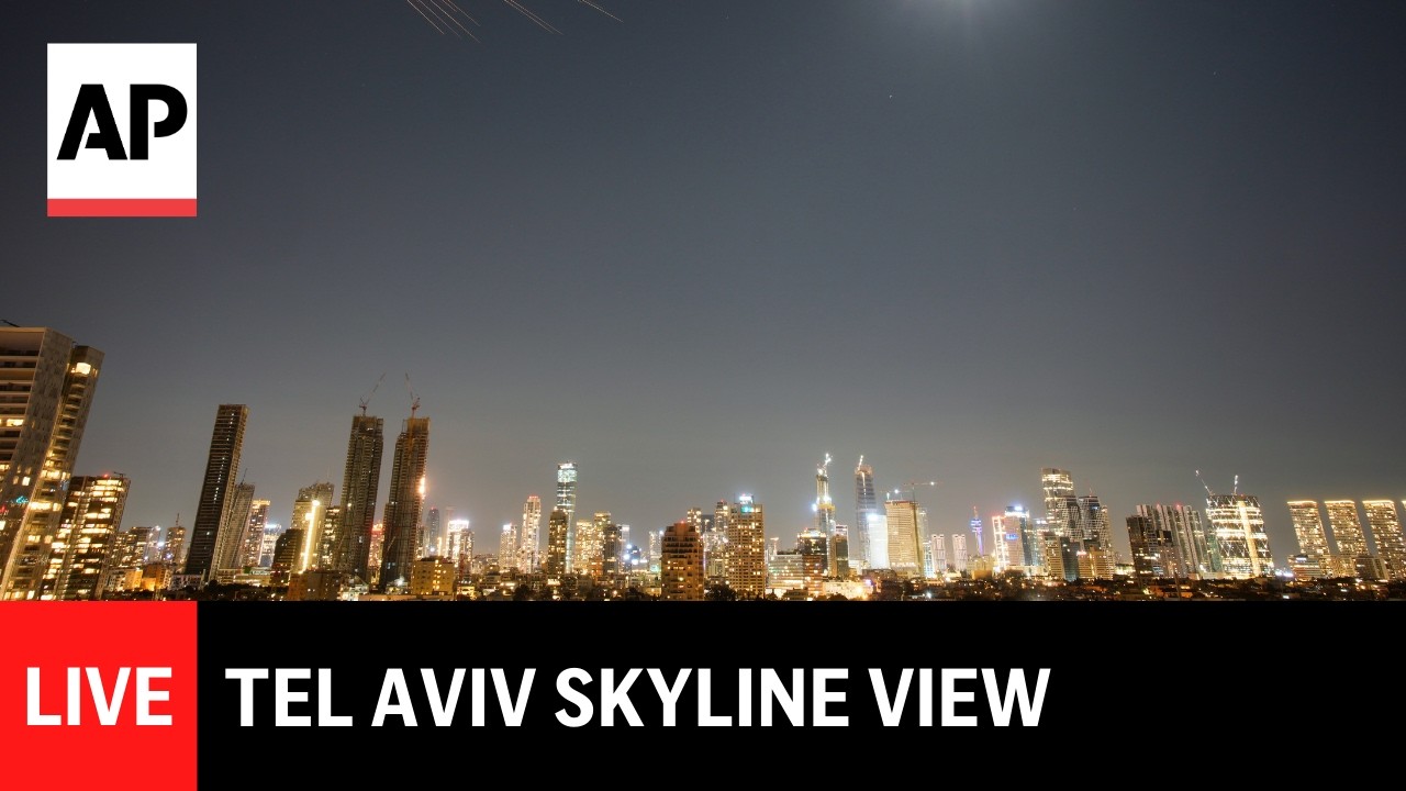 Video | LIVE: Tel Aviv and Jerusalem skyline as Iran war continues