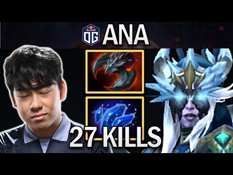 OG.ANA SMURF DROW RANGER WITH 27 KILLS - DOTA 2 7.29 GAMEPLAY
