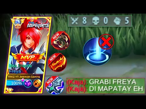 NO RECALL CHALLENGE THIS BUILD SUPER AGGRESSIVE🔥 | FREYA BEST BUILD 2023 | MUST TRY | MLBB✓