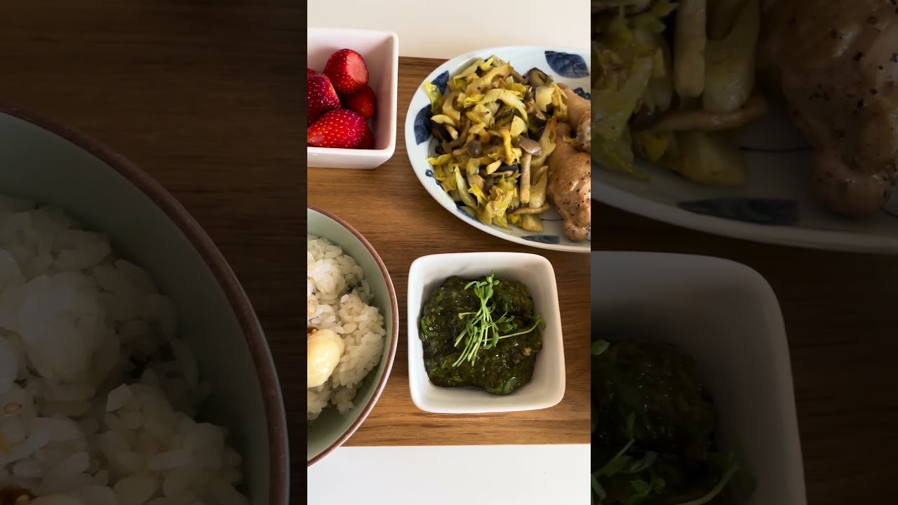 【減量】プロスポーツ選手の夕食【水泳】#shorts