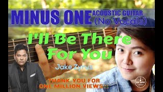 Jake Zyrus - I&#39;ll Be There acoustic minus one cover