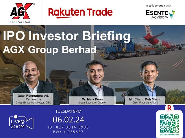 Rakuten Trade Ideas 🎯 Webinar - AGX Group Bhd