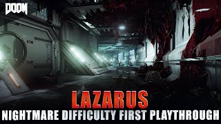 DOOM - Mission #9 Full Playthrough (Lazarus Tanks / Nightmare Difficulty)