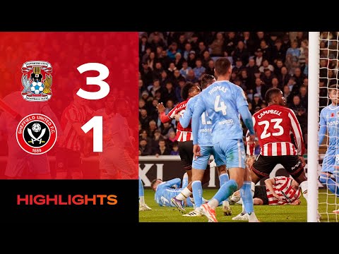 Coventry City 3-1 Sheffield United | EFL Championship highlights