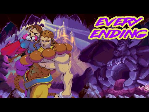 Night Warriors: Darkstalkers' Revenge - Every Ending