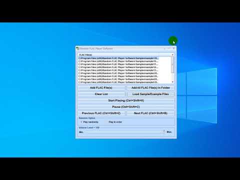 Random FLAC Player Software