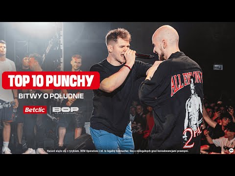 TOP 10 NAJLEPSZYCH PUNCHY NA BITWIE O POŁUDNIE (2022-2024) | BETCLIC X BOP