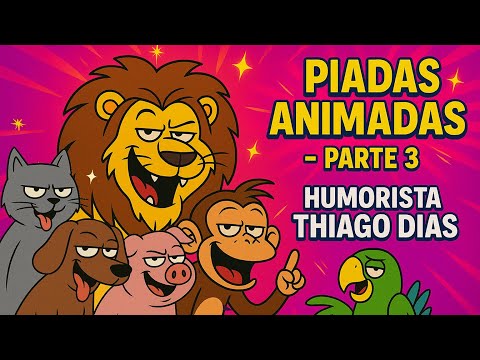 ANIMATED JOKES ABOUT ANIMALS PART 3 - COMEDIAN THIAGO DIAS