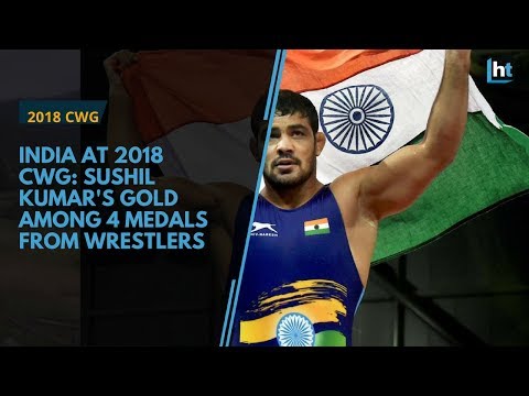 India at 2018 CWG: Sushil Kumar's gold among 4 medals from wrestling on day 8