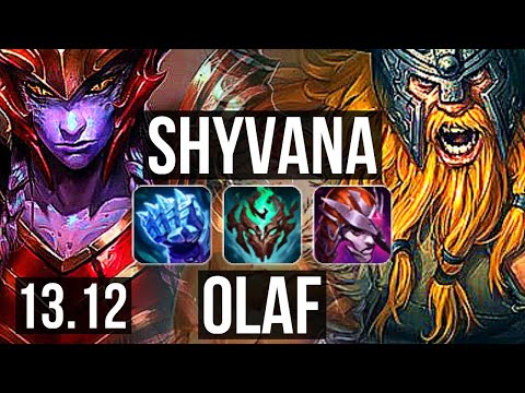 SHYVANA vs OLAF (TOP) | 12/2/12, Legendary, 300+ games | EUW Master | 13.12