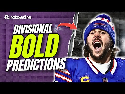 Thumbnail for 5 BOLD Predictions For NFL Divisional Games (#3 is 🤯)