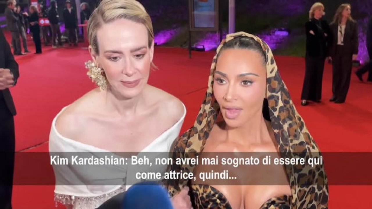 Sarah Paulson: Emozione unica essere a Roma, ieri abbiamo preso il gelato a Piazza di Spagna
