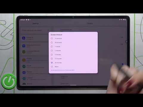 How to Change Screen Timeout on LENOVO Tab P12 Pro // Screen Sleep Timer // Auto Screen Off