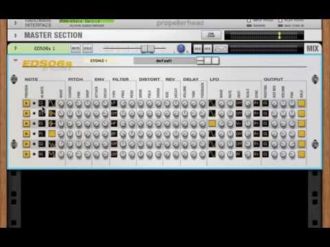 Overview of the EDS06s Drum Synth Rack Extension