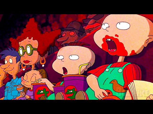 Vídeo relacionado con Rugrats Reptar Roar Horizonte De La Ciudad Camiseta