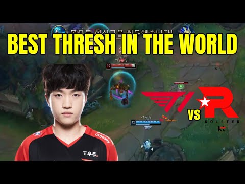 T1 Keria is the best thresh in the world (T1 vs KT) - 2022 LCK