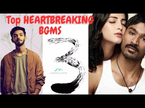 Heart touching BGMs of Moonu || Anirudh Ravichander || Moonu || Heartbreaking BGMs