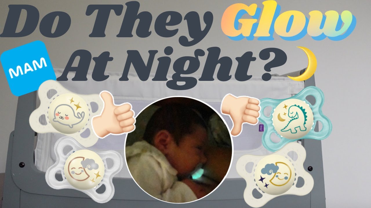 MAM NIGHT SOOTHER - Does It REALLY Glow In The Dark! Mam Glow In The Dark Review - Do They Work🌙