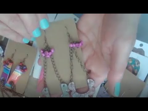 , title : 'Bellie Beads Live Stream-How to make paper jewelry'