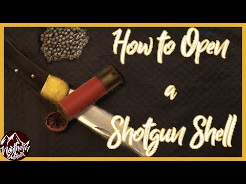 How to Open a Shotgun Shell - Easy!