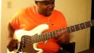 Brandon Brown of NuJynisis playing some bass!!
