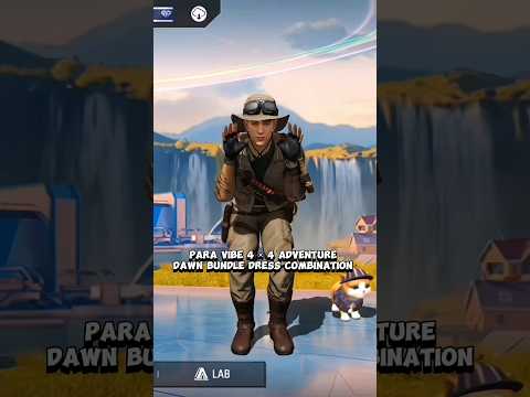 ADVENTURE DAWN BUNDLE DRESS COMBINATION 🪽 | #freefire #mahatoplayz #shorts