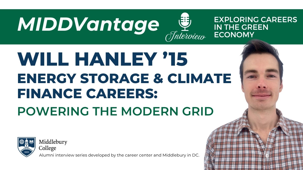 Energy Storage & Climate Finance Careers: Powering the Modern Grid | MIDDVantage video thumbnail