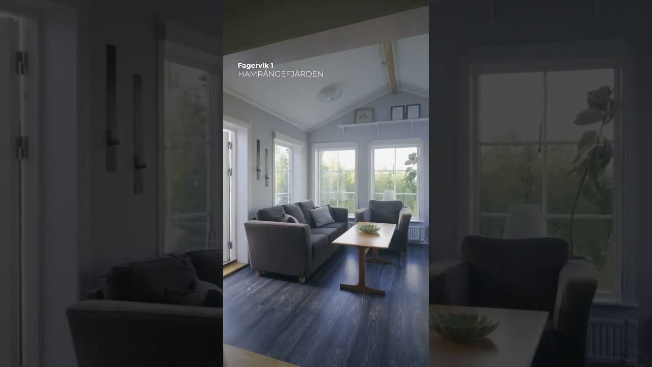 3.5 rum Villa på Fagervik 1 Hamrångefjärden Gävle kommun - video