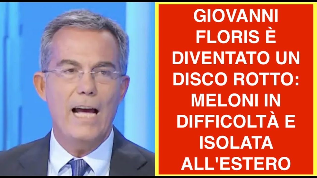 GIOVANNI FLORIS È DIVENTATO UN DISCO ROTTO: MELONI IN DIFFICOLTÀ E ISOLATA ALL'ESTERO