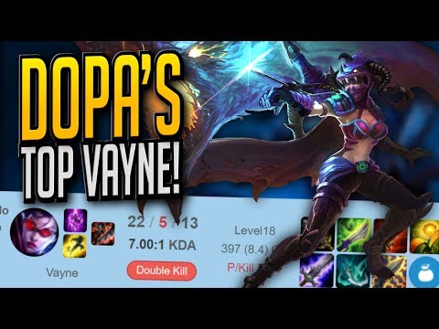 Dopa, Korea's Rank #1 Brings Top Vayne to META - Dopa's Stream Highlights (Translated)