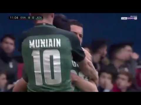 Osasuna 0 - 1 Athletic Bilbao Aritz Aduriz Goal 01/04/2017