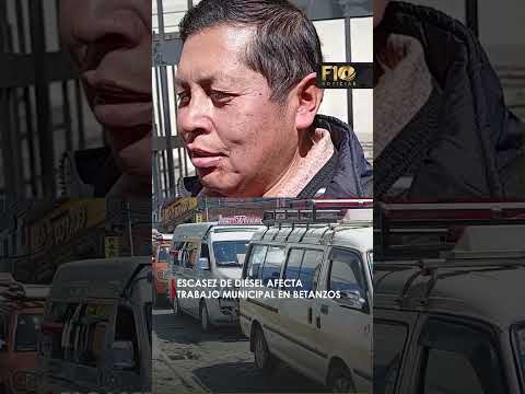 El alcalde de Betanzos, Julio Arturo Caba, afirmó que la falta de Diésel limita las labores
