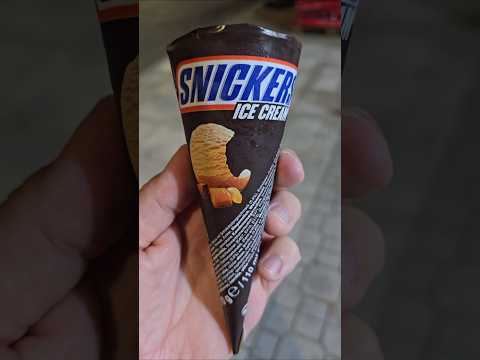Snickers kornet #novo #new #sladoled #iicecream #snickers #cokolada #choco #karamela #caramel