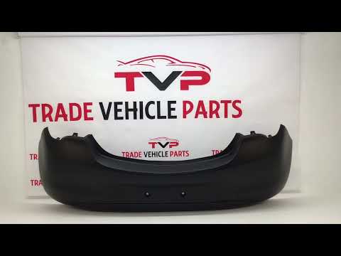 Fits Vauxhall Corsa E 2014-2018 Rear Bumper Primed No Pdc Holes Not For SRi, VXR or Limited Edition video